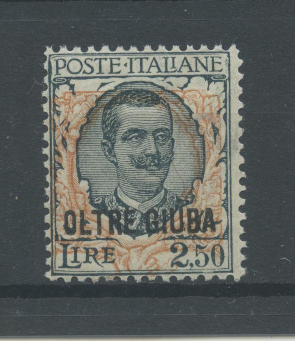 Scansione lotto: COLONIE OLTREGIUBA 1926 SOVR. L.2,50 **