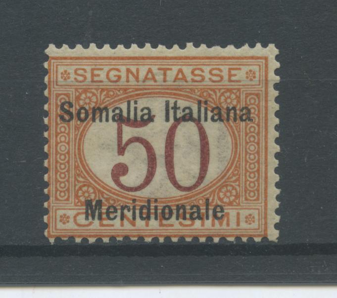 Scansione lotto: COLONIE SOMALIA 1906 TASSE 50C. N.6 **
