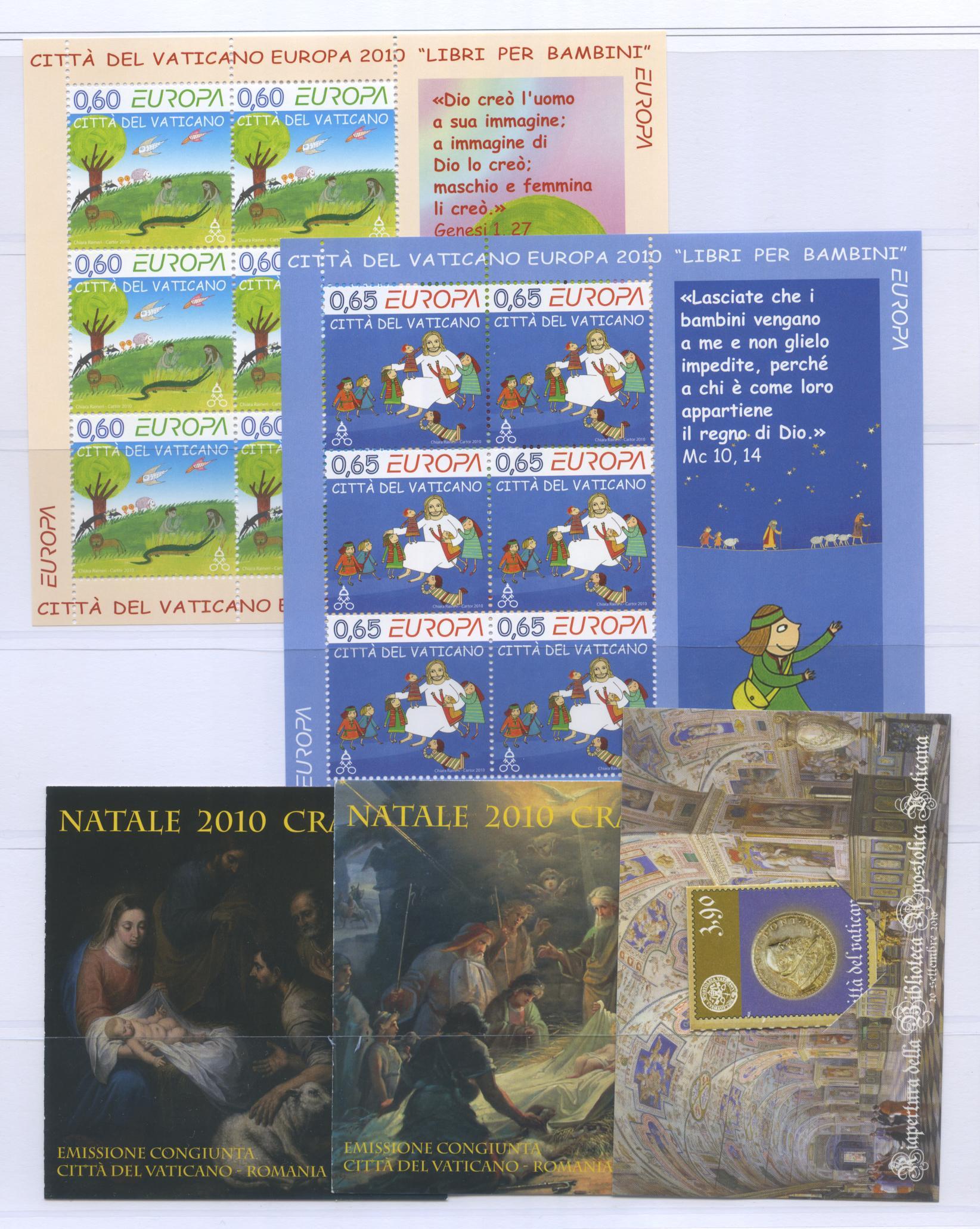 Scansione lotto: VATICANO 2010 ANNATA CPL. 28V.+7BF+2LB **