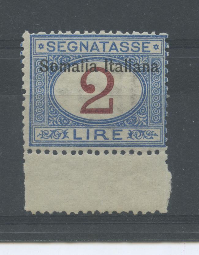 Scansione lotto: COLONIE SOMALIA 1909 TASSE L.2 N.20 2 **