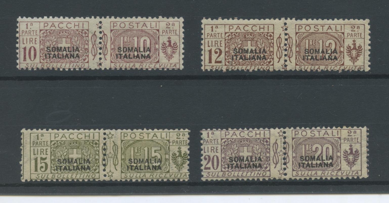 Scansione lotto: COLONIE SOMALIA 1926 PACCHI 4V. *