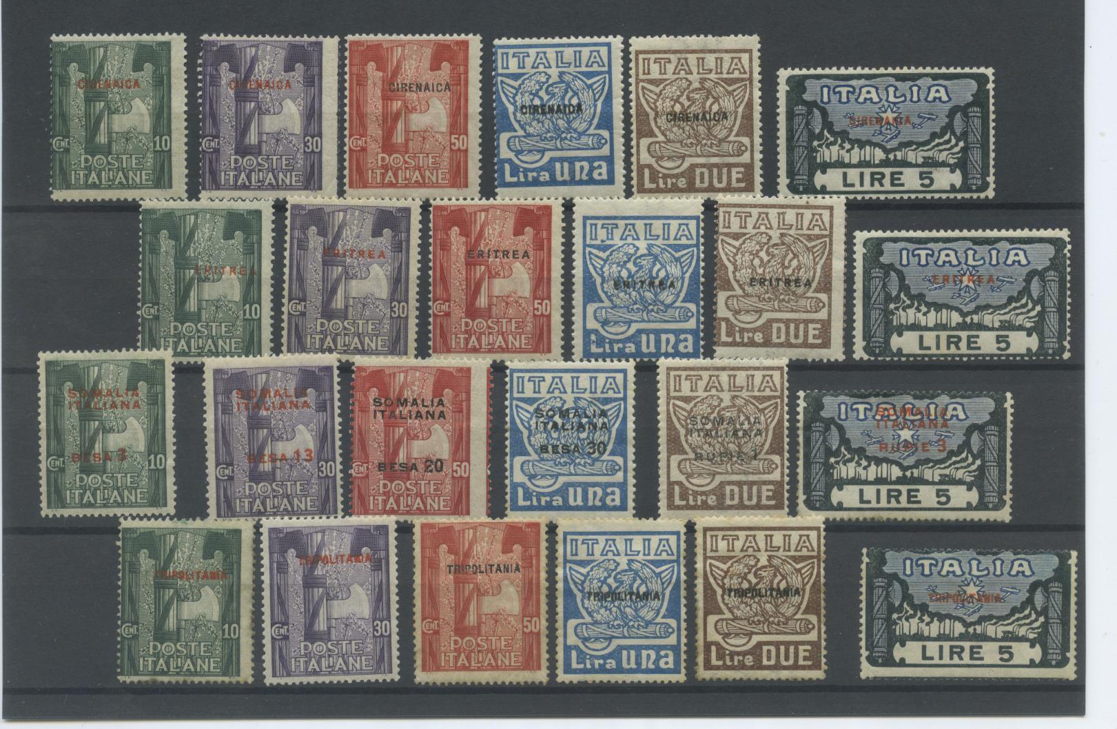 Scansione lotto: COLONIE GIRI 1923 MARCIA 24V. *