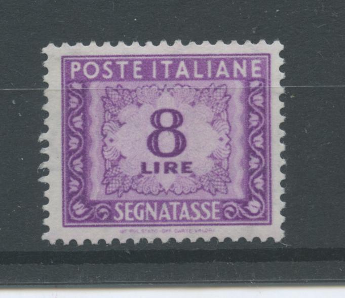 Scansione lotto: REPUBBLICA 1955 TASSE STELLE L.8 3 ** CENTRATO