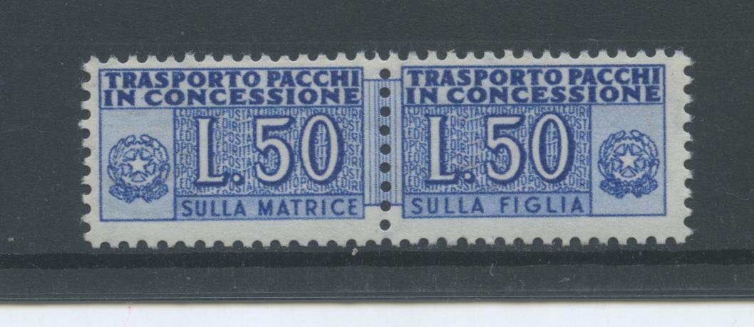 Scansione lotto: REPUBBLICA 1953 CONCESSIONE RUOTA L.50 2 **