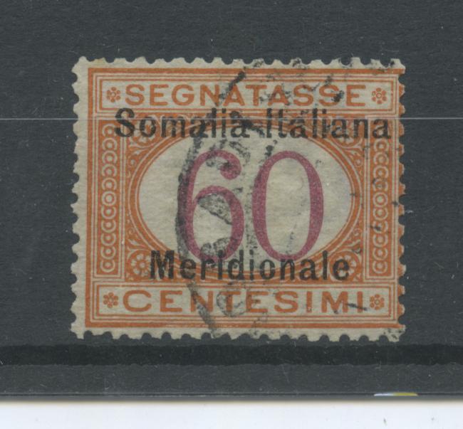 Scansione lotto: COLONIE SOMALIA 1906 TASSE 60C. N.7 US.