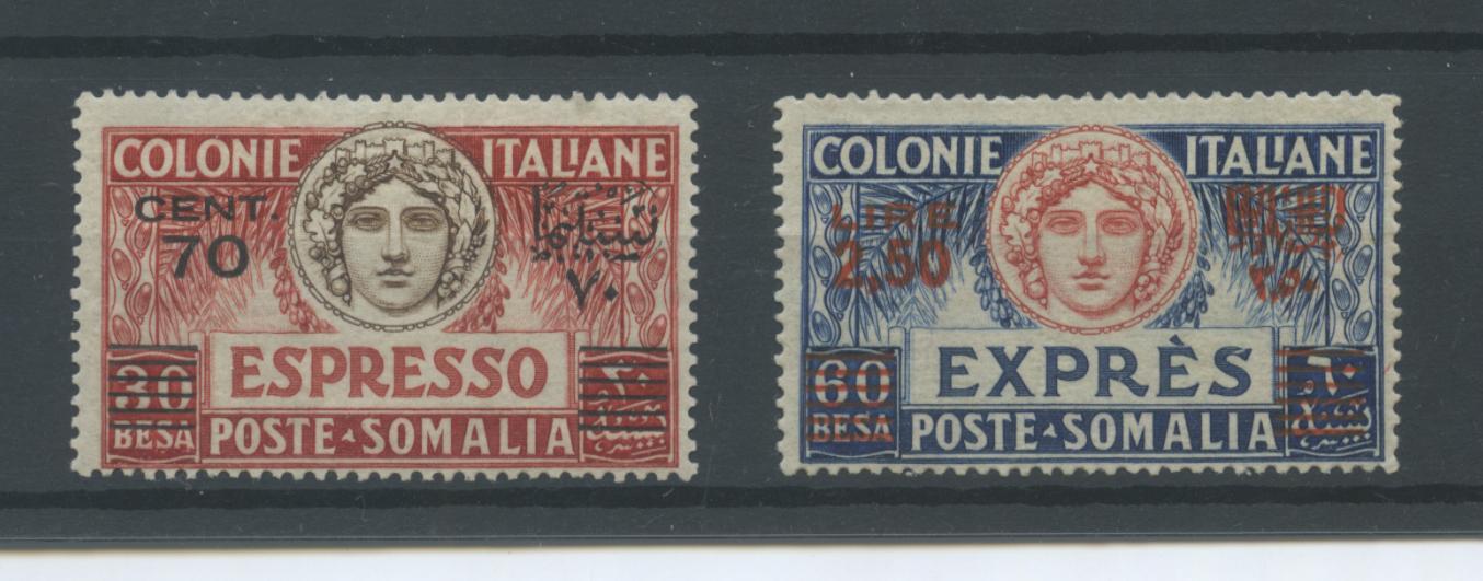 Scansione lotto: COLONIE SOMALIA 1926 ESPRESSI N.5/6 2 **