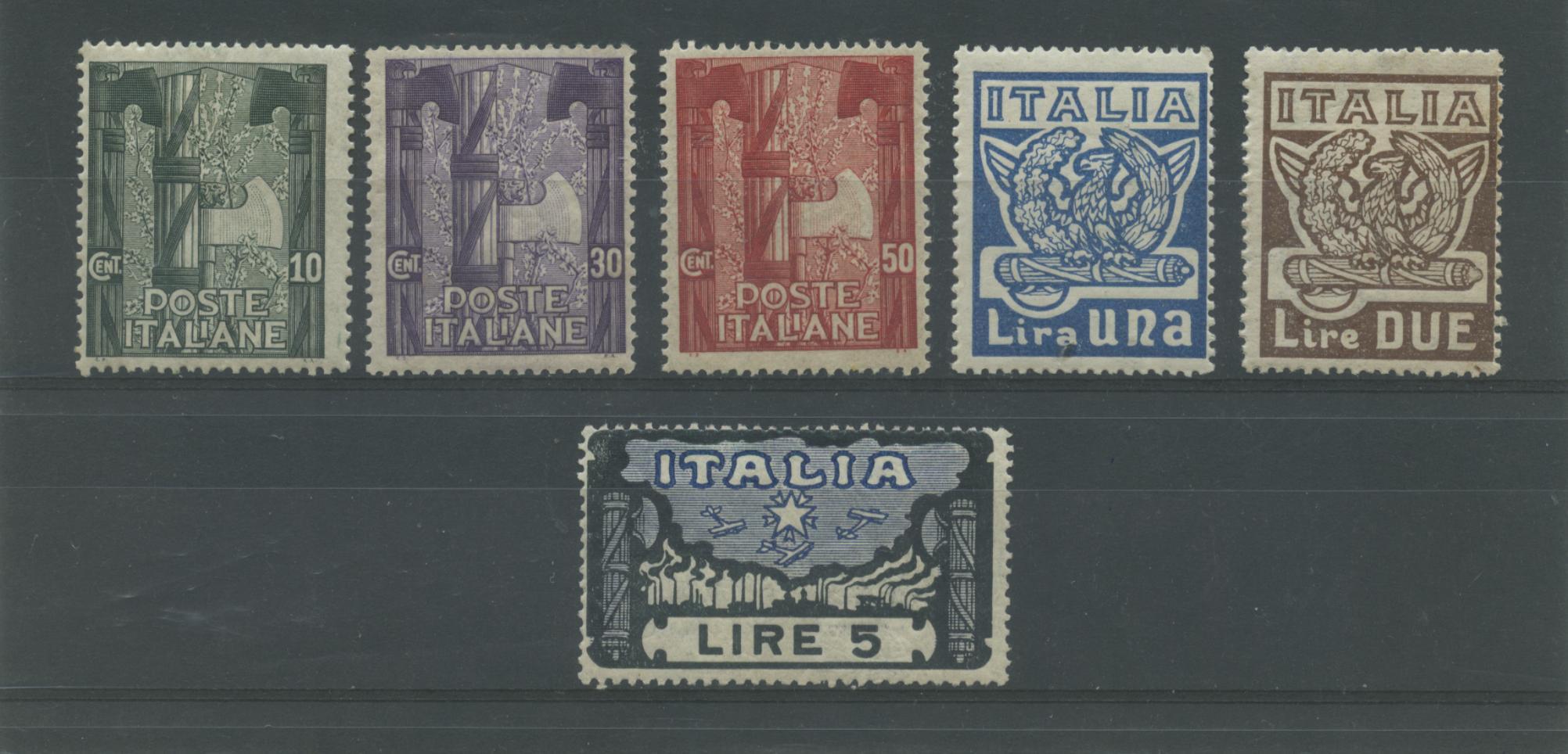 Scansione lotto: REGNO 1923 MARCIA 6V. *