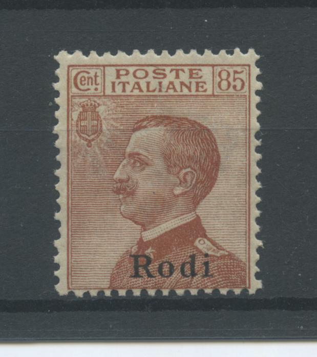 Scansione lotto: COLONIE EGEO 1922 RODI 85C. ** LUSSO