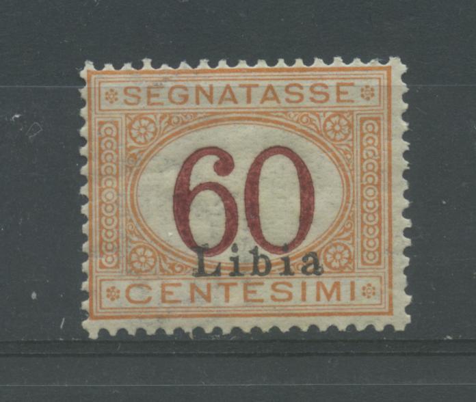 Scansione lotto: COLONIE LIBIA 1925 TASSE 60C. **
