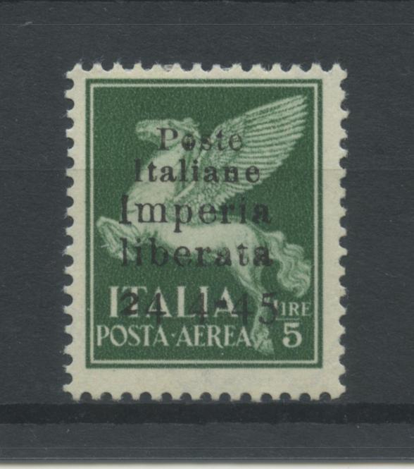 Scansione lotto: ITALIA EMISSIONI LOC 1945 IMPERIA P.A. L.5 *