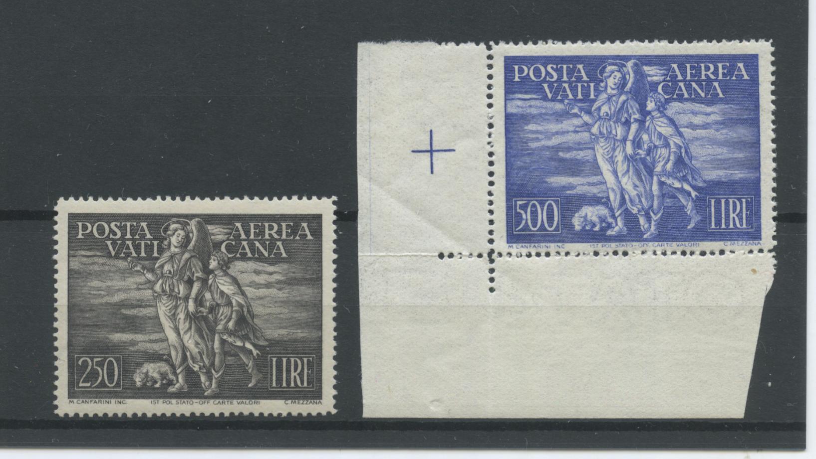 Scansione lotto: VATICANO 1948 TOBIA 2V. 4 ** LUSSO CERT.