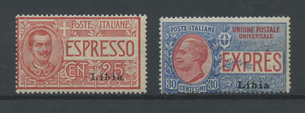 Scansione lotto: COLONIE LIBIA 1915 ESPRESSI 2V. 2 **