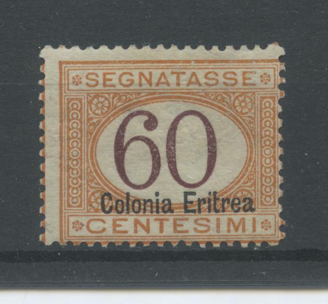 Scansione lotto: COLONIE ERITREA 1926 TASSE 60C. 5 *