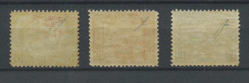 Scansione lotto: COLONIE ERITREA 1928/9 PAESAGGI 3V. 3 **  CERT.