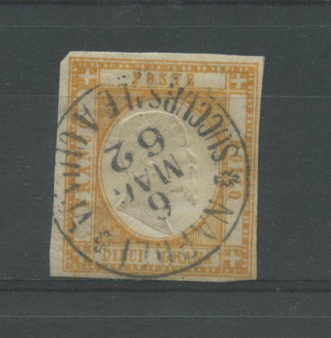 Scansione lotto: NAPOLI 1861 PROVINCE NAPOLETANE 10GR. US.