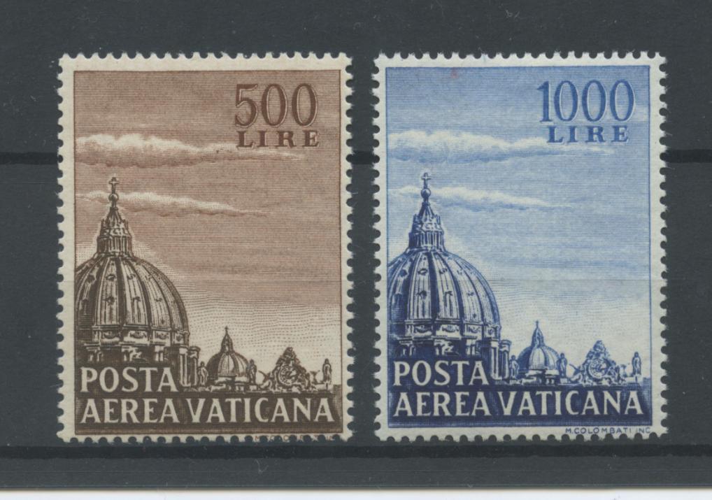 Scansione lotto: VATICANO 1953 CUPOLA 2V. ** CENTRATO