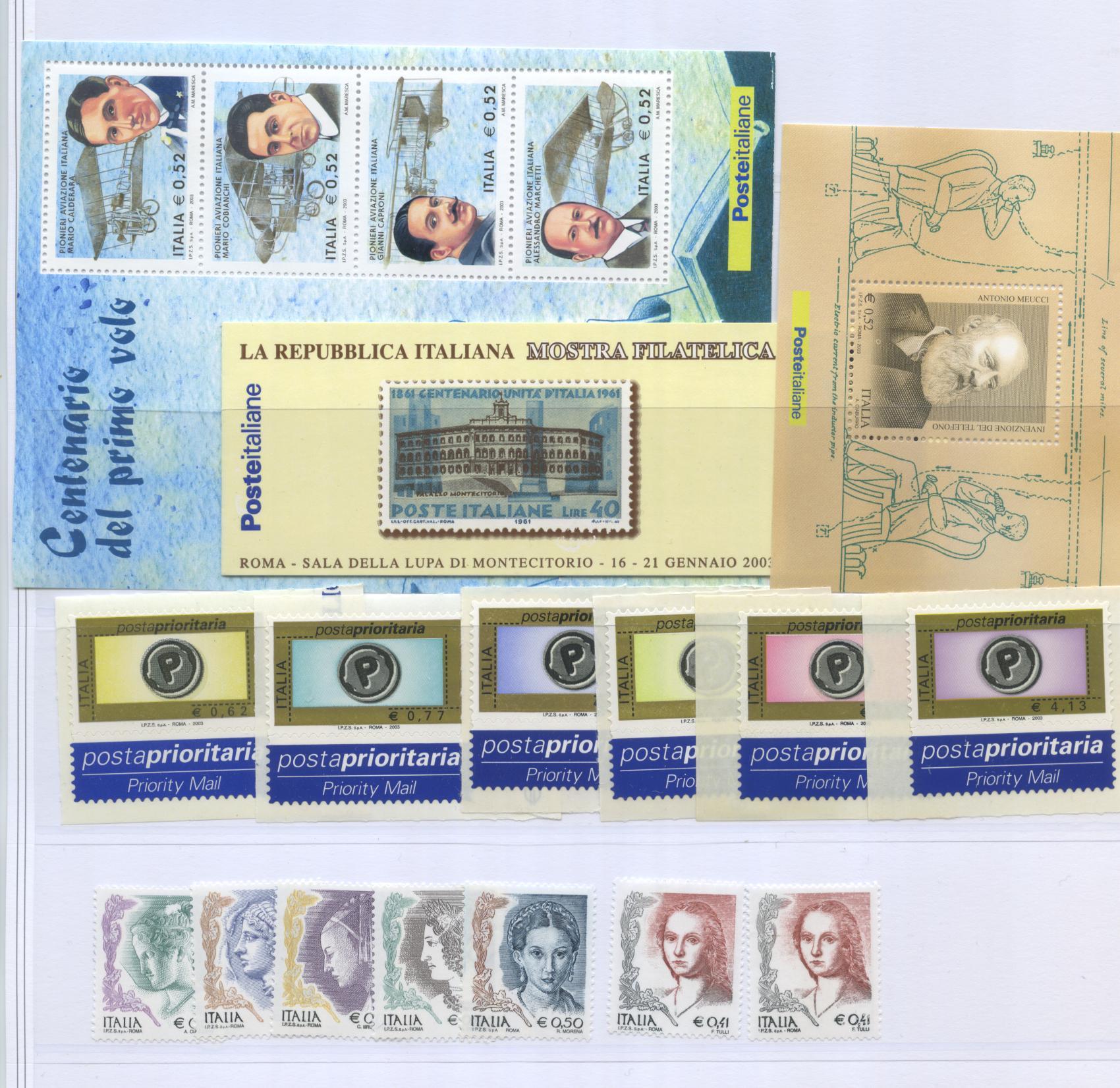 Scansione lotto: REPUBBLICA 2003 ANNATA CPL. 66V.+2BF+1LB **