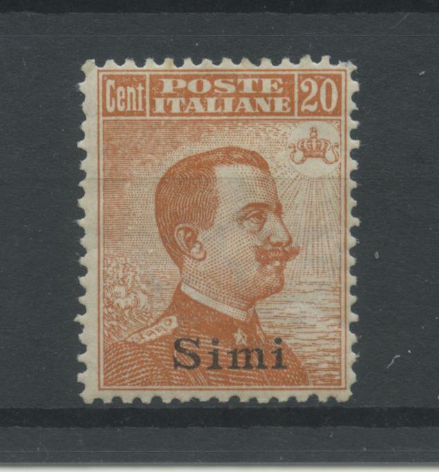 Scansione lotto: COLONIE EGEO 1922 20C. SIMI *