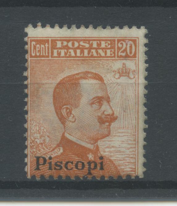 Scansione lotto: COLONIE EGEO 1922 20C. PISCOPI **