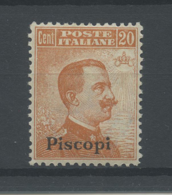 Scansione lotto: COLONIE EGEO 1922 20C. PISCOPI *