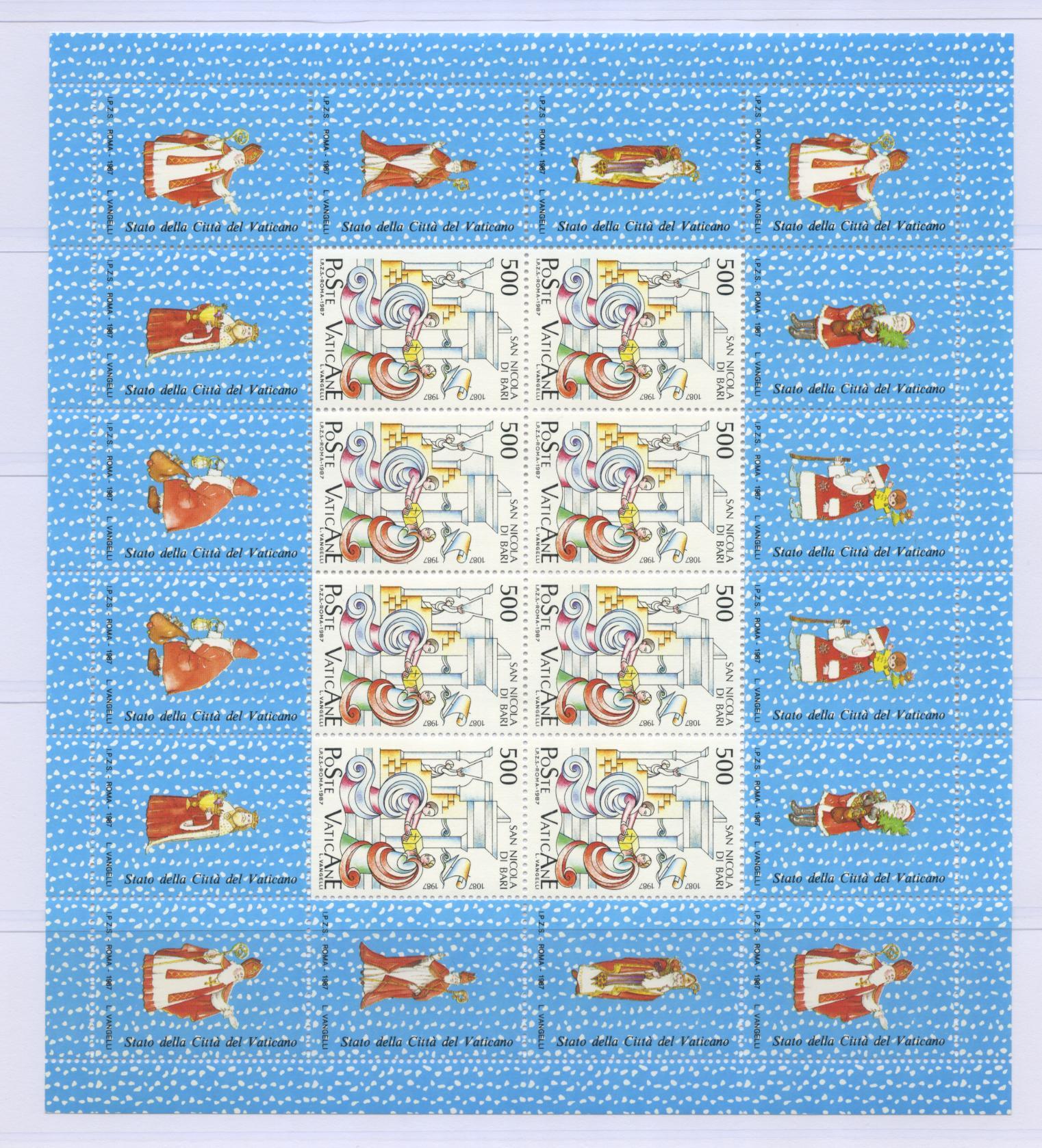 Scansione lotto: VATICANO 1987 S.NICOLA 3BF **