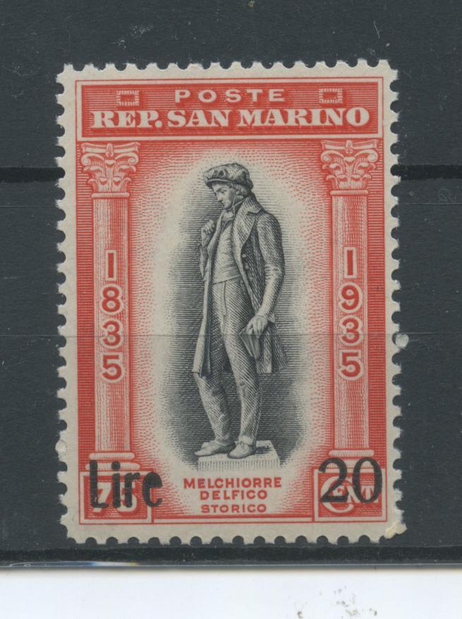 Scansione lotto: SAN MARINO 1942 DELFICO SOVR. **