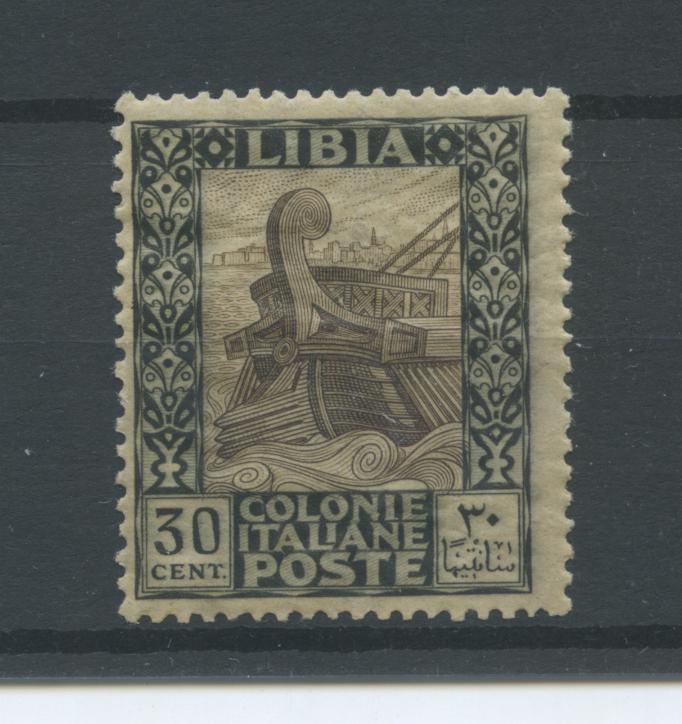 Scansione lotto: COLONIE LIBIA 1921 PITTORICA C.30 **