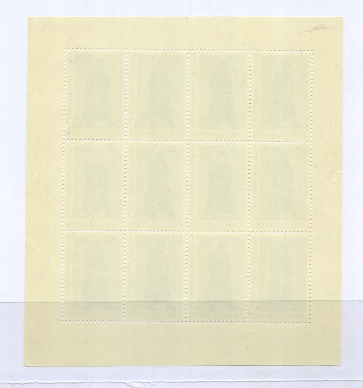 Scansione lotto: TRIESTE 1952 ZONA B 3BF TITO ** LUSSO CERT.
