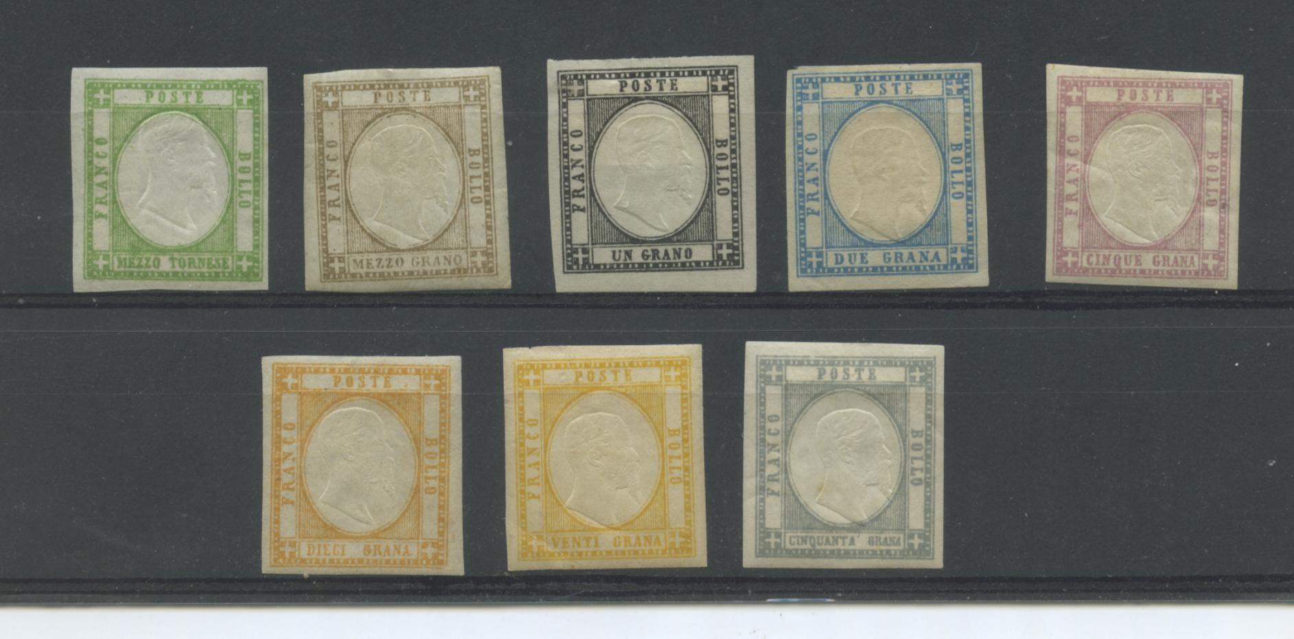 Scansione lotto: NAPOLI 1861 PROVINCE NAPOLETANE 8V. *