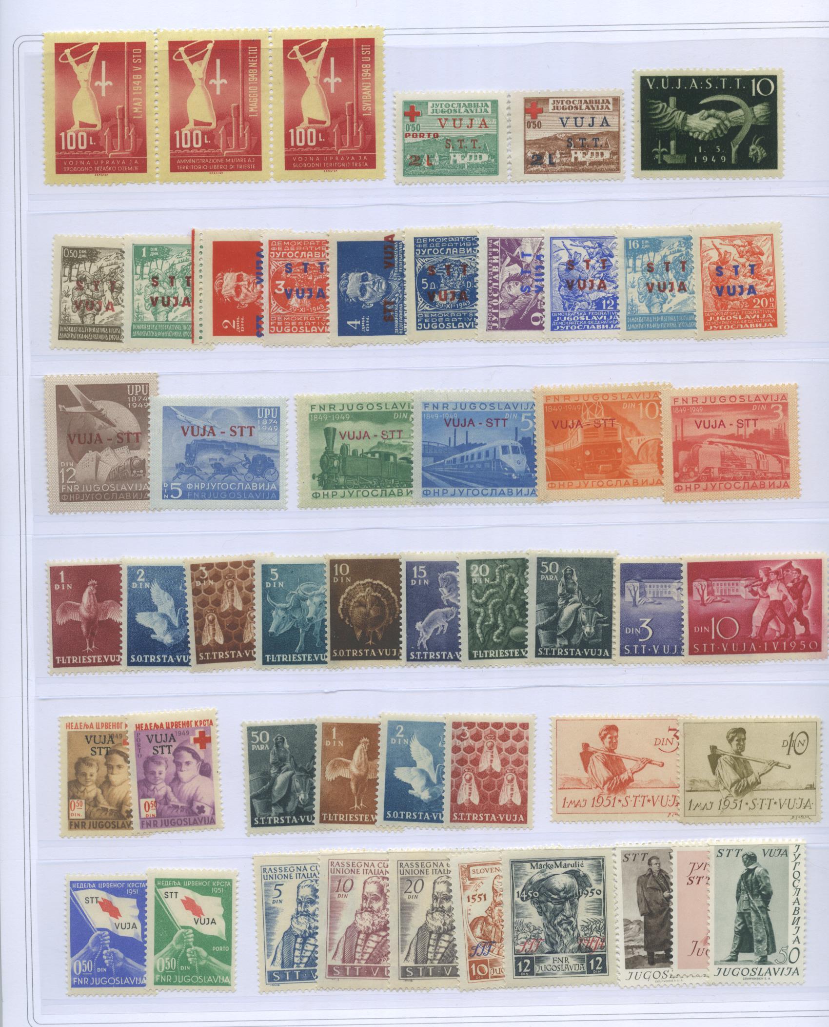 Scansione lotto: TRIESTE 1948/54 ZONA B COMPLETA 2 **