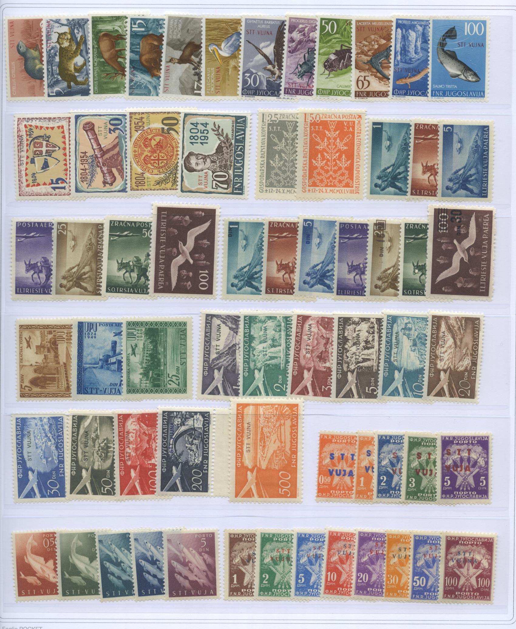 Scansione lotto: TRIESTE 1948/54 ZONA B COMPLETA 2 **