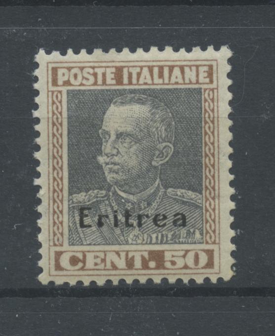 Scansione lotto: COLONIE ERITREA 1928 50C. ** LUSSO