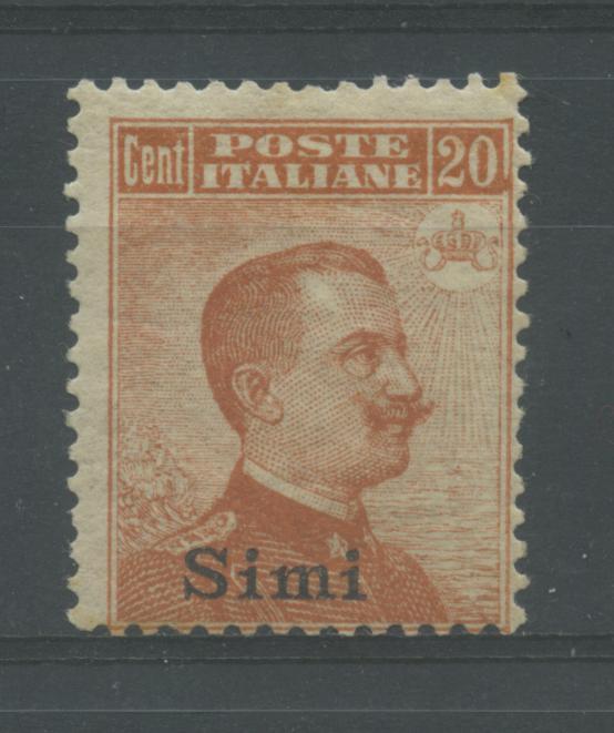 Scansione lotto: COLONIE EGEO 1917 20C. SIMI **