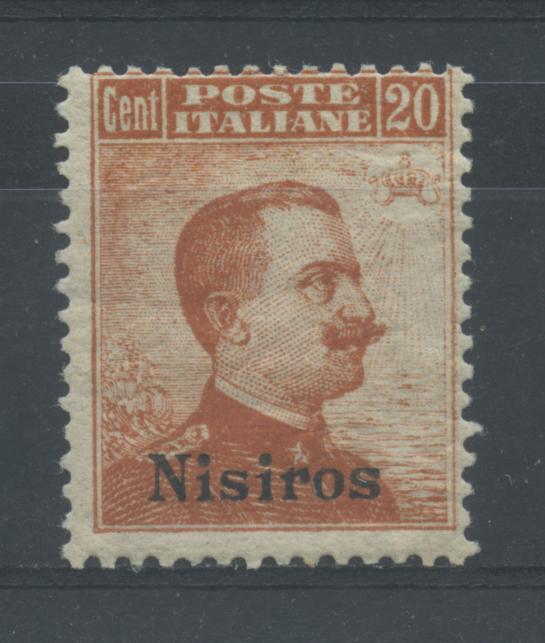 Scansione lotto: COLONIE EGEO 1917 20C. NISIRO **