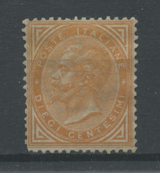 Scansione lotto: REGNO 1863 10C. LONDRA 2 ** CENTRATO CERT.