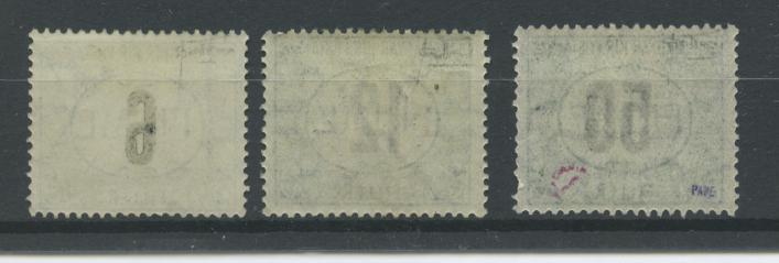 Scansione lotto: OCCUPAZIONI FIUME 1918 TASSE N.C1/C3 ** CENTRATO CERT.