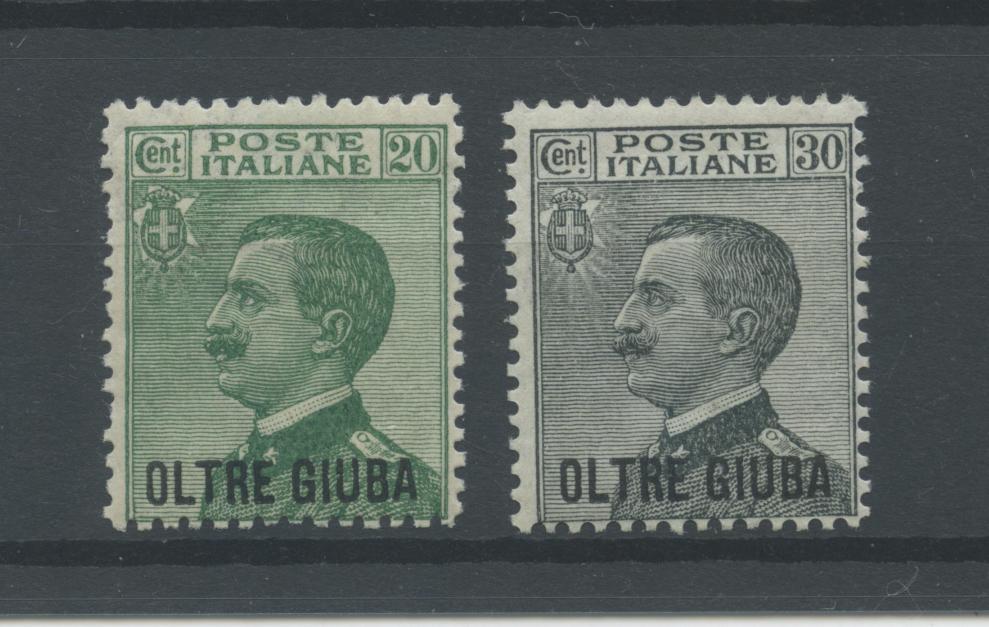 Scansione lotto: COLONIE OLTREGIUBA 1925 SOVR. 2V. **