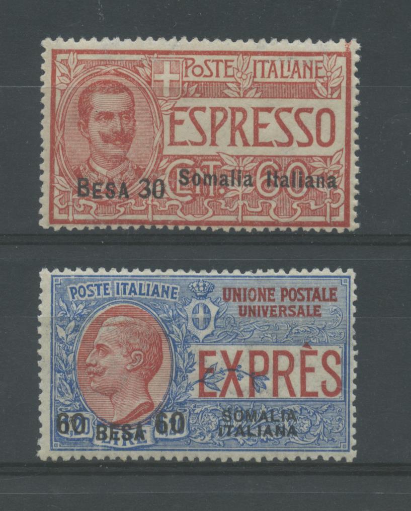 Scansione lotto: COLONIE SOMALIA 1923 ESPRESSI 2V. *