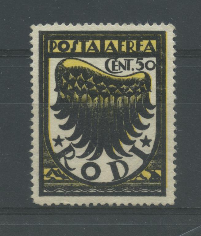 Scansione lotto: COLONIE EGEO 1934 ALA N.3A ** LUSSO CERT.