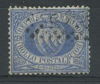 SAN MARINO 1877 10C. OLTREMARE US.