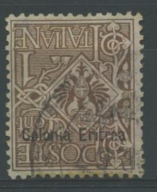 Scansione lotto: COLONIE ERITREA 1903 1C. CAPOVOLTO US.